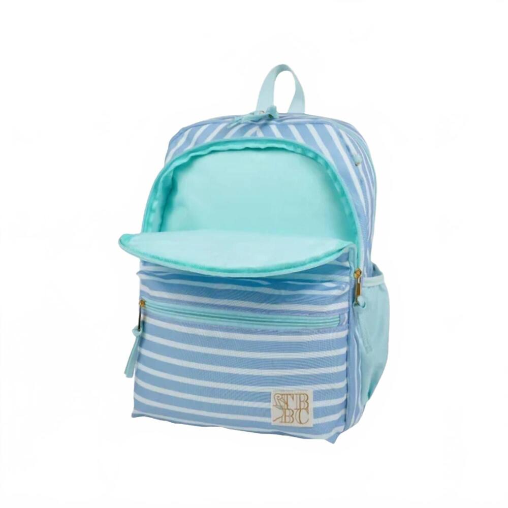 NEW BEAUFORT BONNET kid's dont forget your backpack in sarasota sky stripe